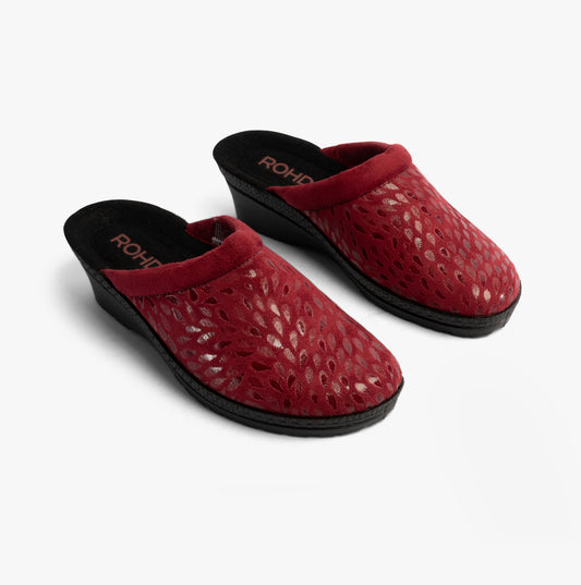 Rohde 2456-48 Womens Mules Wine