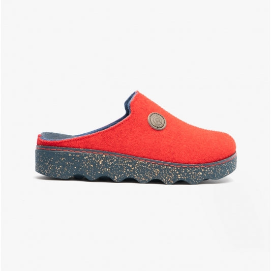 Rohde 6120-43 Womens Mule Slippers Cerise