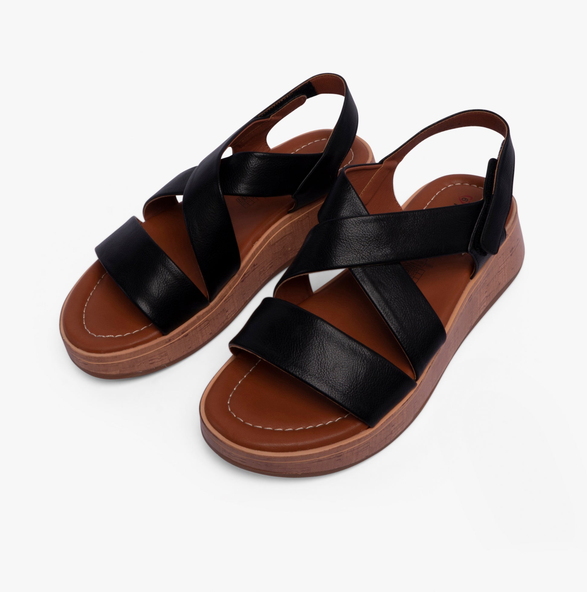 Heavenly Feet HARPER Womens Platforms Black