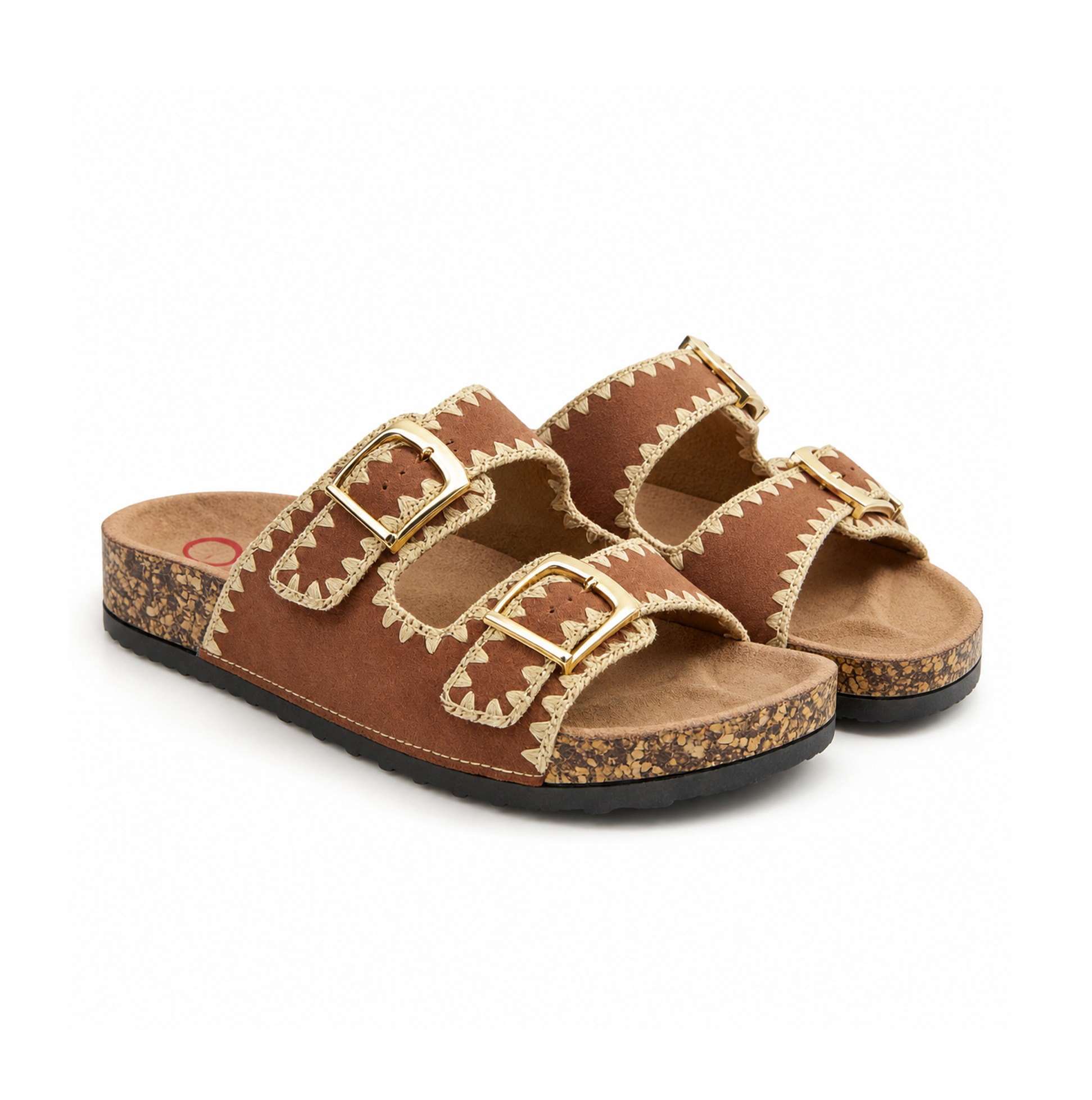 Heavenly Feet SANDY Womens Mules Sandals Bark