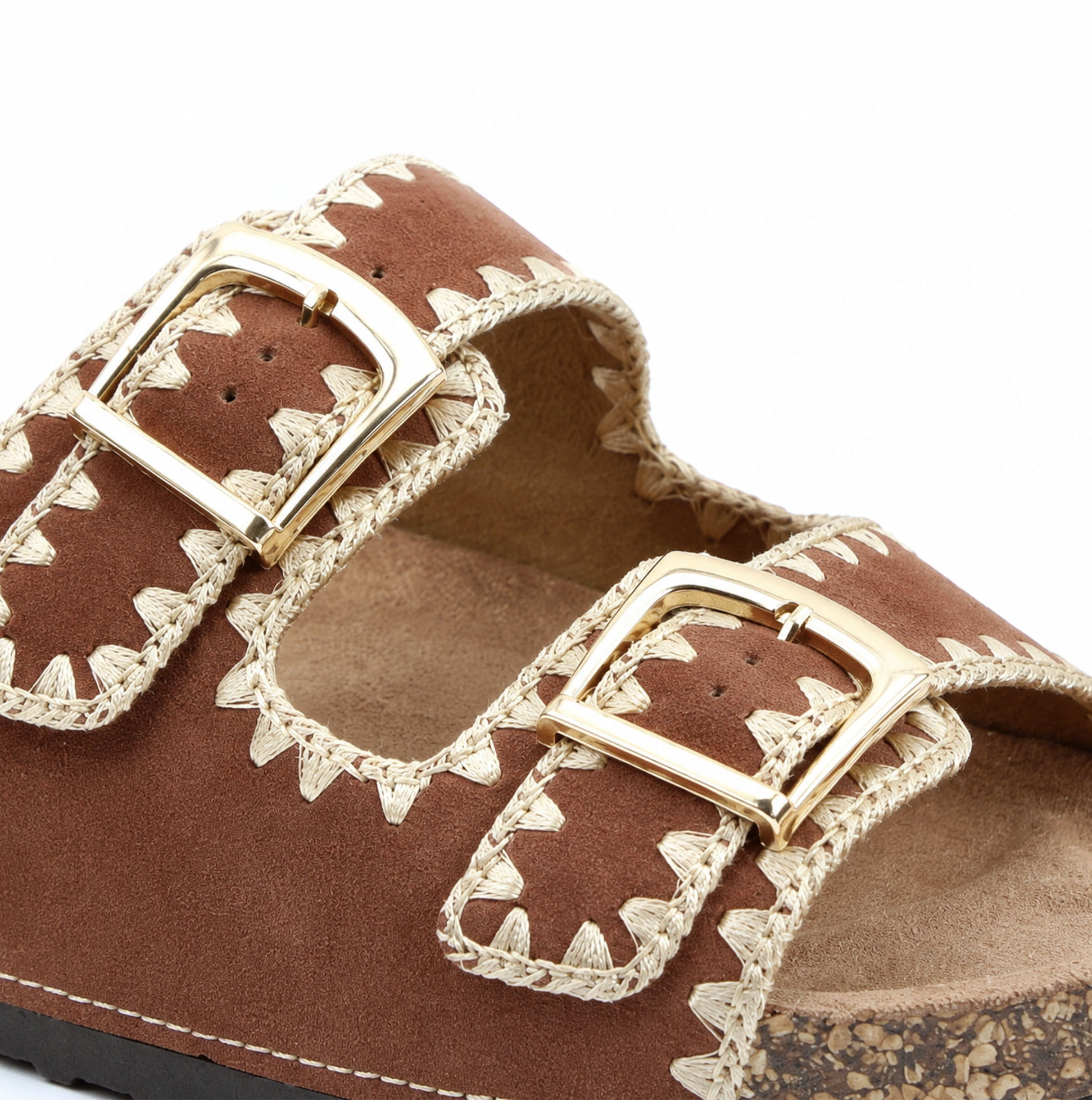Heavenly Feet SANDY Womens Mules Sandals Bark