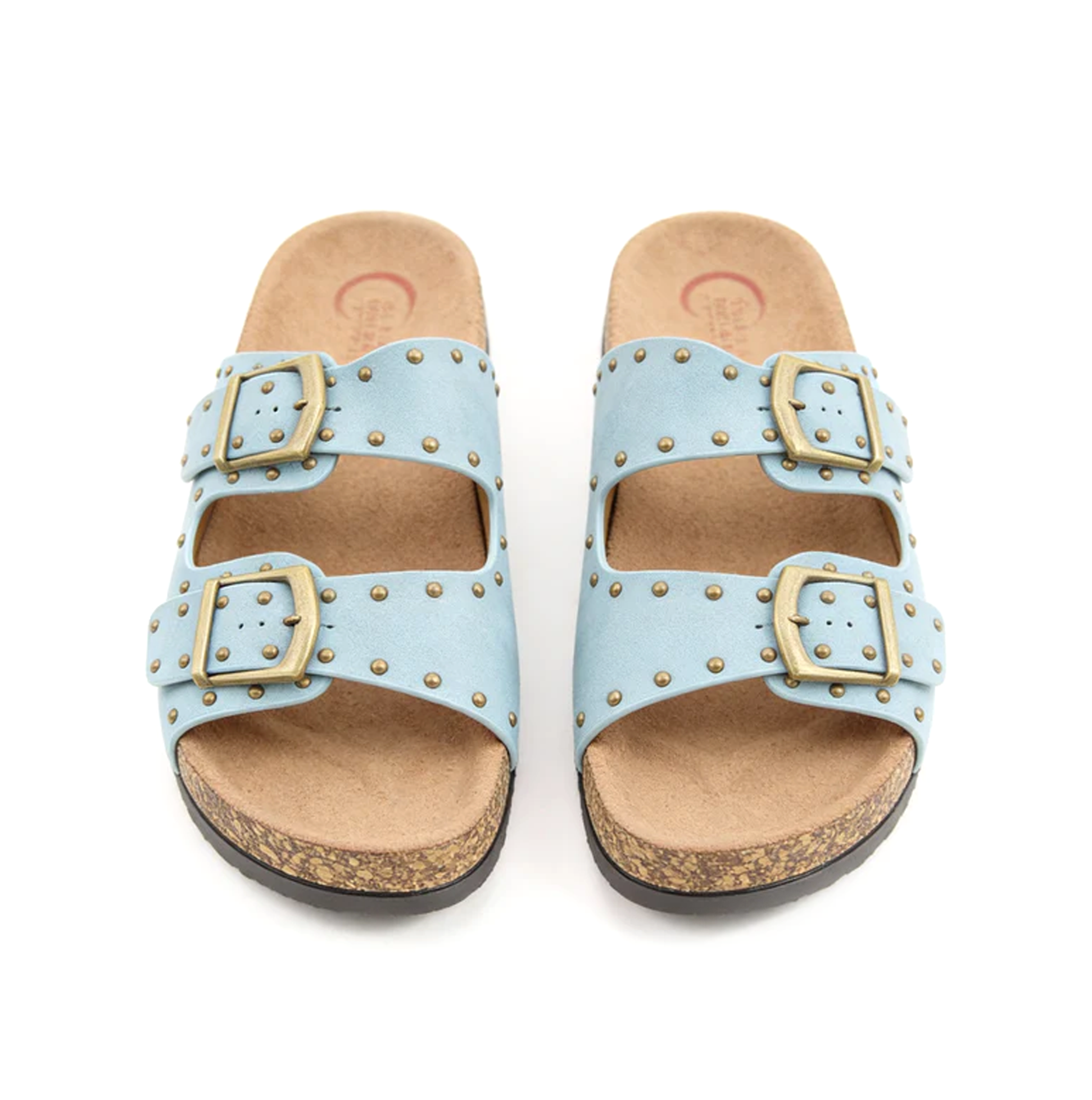 Heavenly Feet POLLY Womens Mules Sandals Blue
