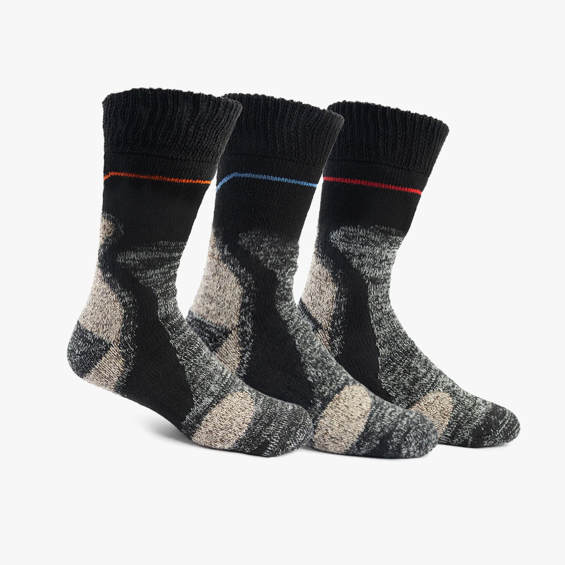 STB FUSION POWER HEAVY DUTY Mens 3 Pack Socks Multi UK 6-11