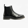 STB ELLIS Unisex Leather Air Cushioned Dealer Boots Polished Black