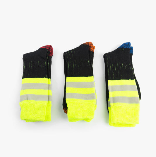 STB HIGHVIZ Mens Socks HIGHVIZ-6-11
