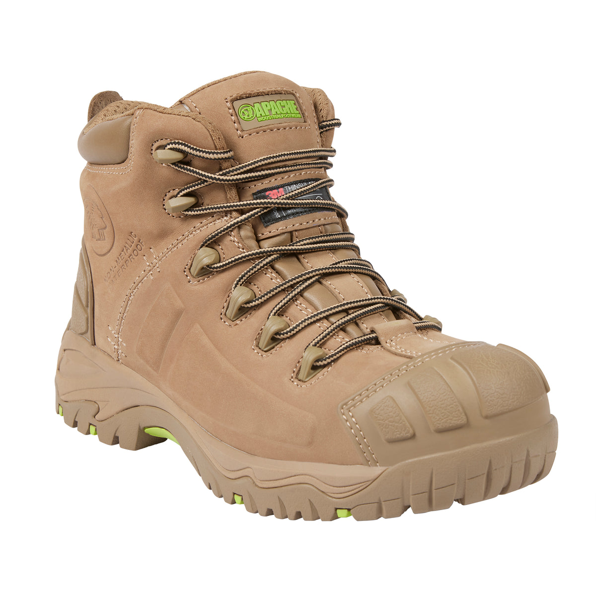 Apache MERCURY Mens Safety Boots Stone
