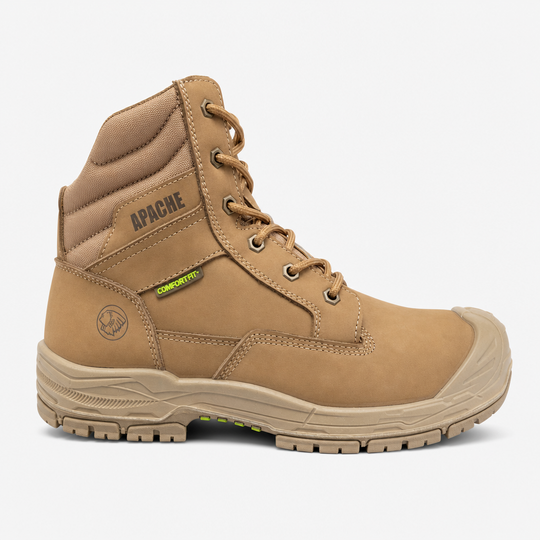 Apache Outback Unisex Composite Toe Safety Boots Stone