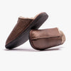 Shepherd HUGO Mens Sheepskin Mules Oiled Antique