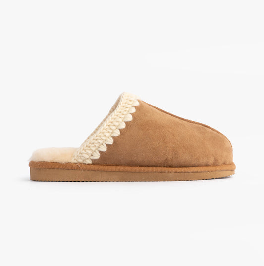 Shepherd SELINA Womens Slippers Chestnut