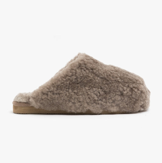 Shepherd JENNY Womens Sheepskin Mules Stone