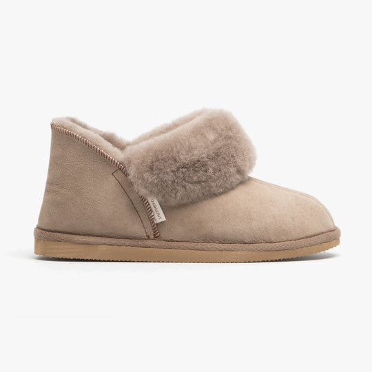 Shepherd KARIN Womens Sheepskin Slipper Boots Stone
