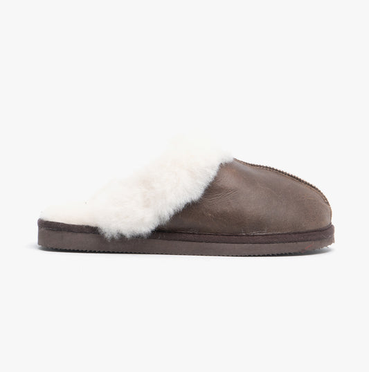 Shepherd JESSICA Womens Sheepskin Mules Oiled Antique