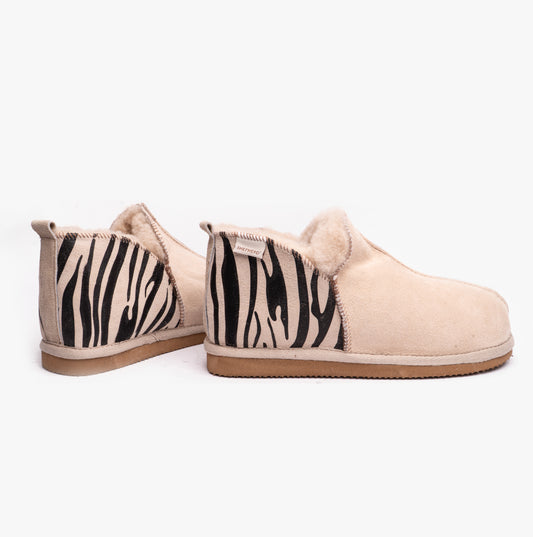 Shepherd ANNIE Womens Sheepskin Slipper Boots Tiger