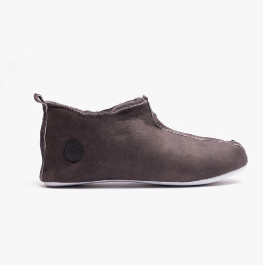 Shepherd HENRIK Mens Sheepskin Slipper Boots Antique/Asphalt