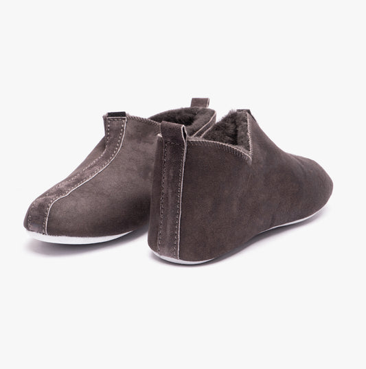 Shepherd HENRIK Mens Sheepskin Slipper Boots Antique/Asphalt