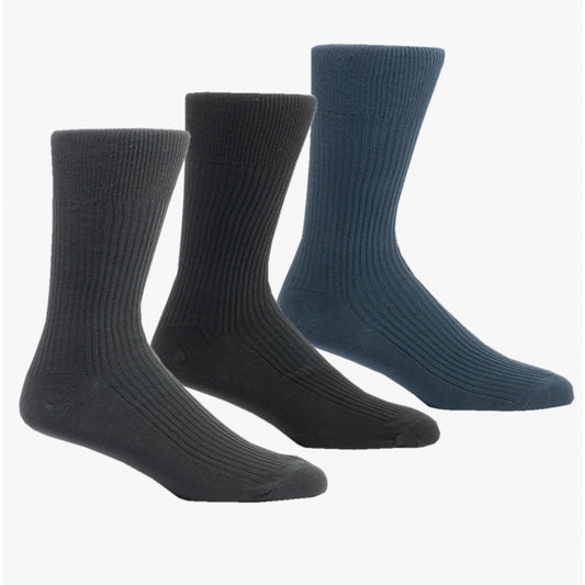 Shuperb Mens Socks Navy/Black/Grey