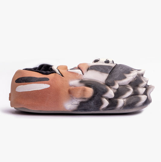 Shuperb IURY Mens Slippers Black/White