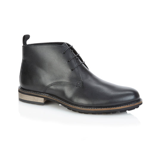 Silver Street London LUDGATE Mens Boots Black