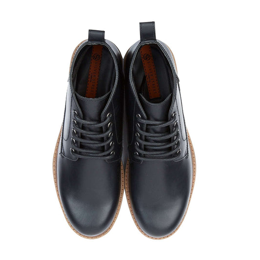 Silver Street London ALDERMAN Mens Boots Black