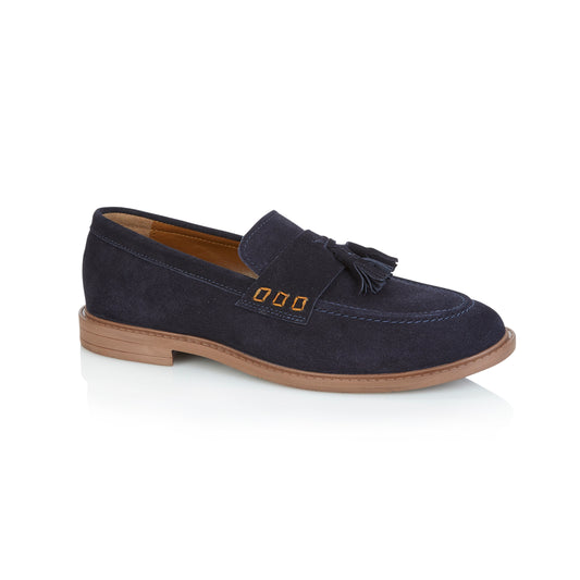 Silver Street London CHARLESTON Mens Loafers Blue