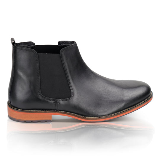 Silver Street London ARGYLL Mens Boots Black