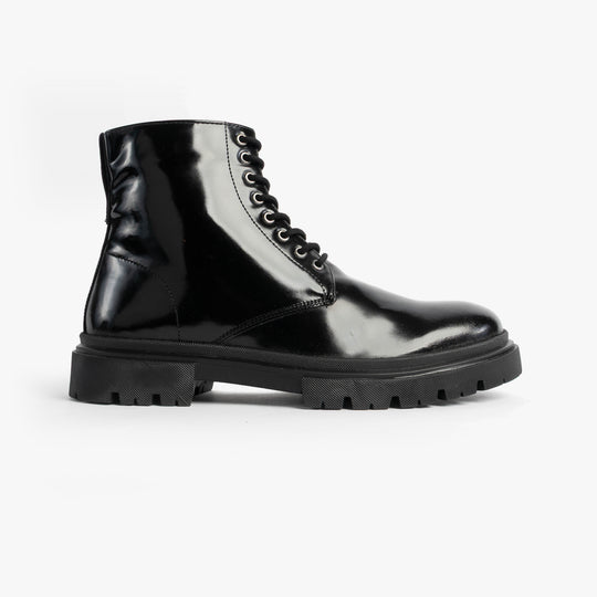 Silver Street London GREENWICH Mens Boots Black