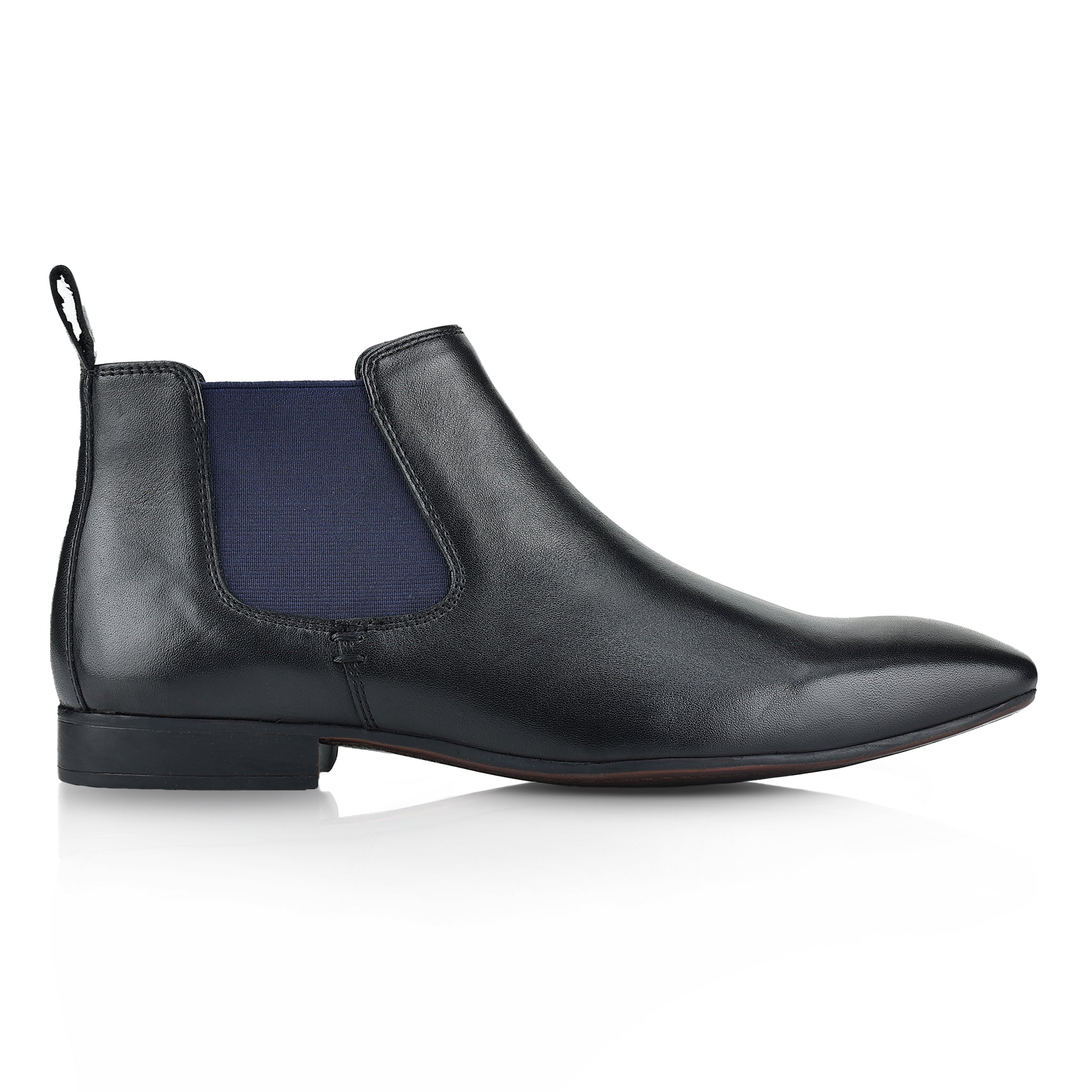 Silver Street London CARNABY Mens Chelsea Boots Black