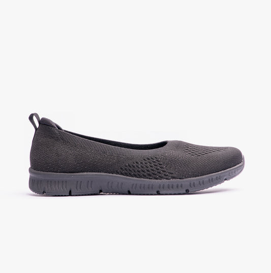 Skechers 100625/BBK BE-COOL Womens Shoes Black