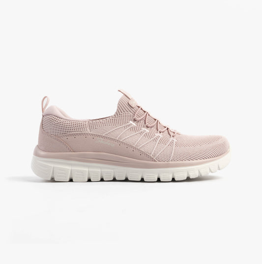 Skechers GRACEFUL - PICTURE PERFECT Womens Trainers Blush