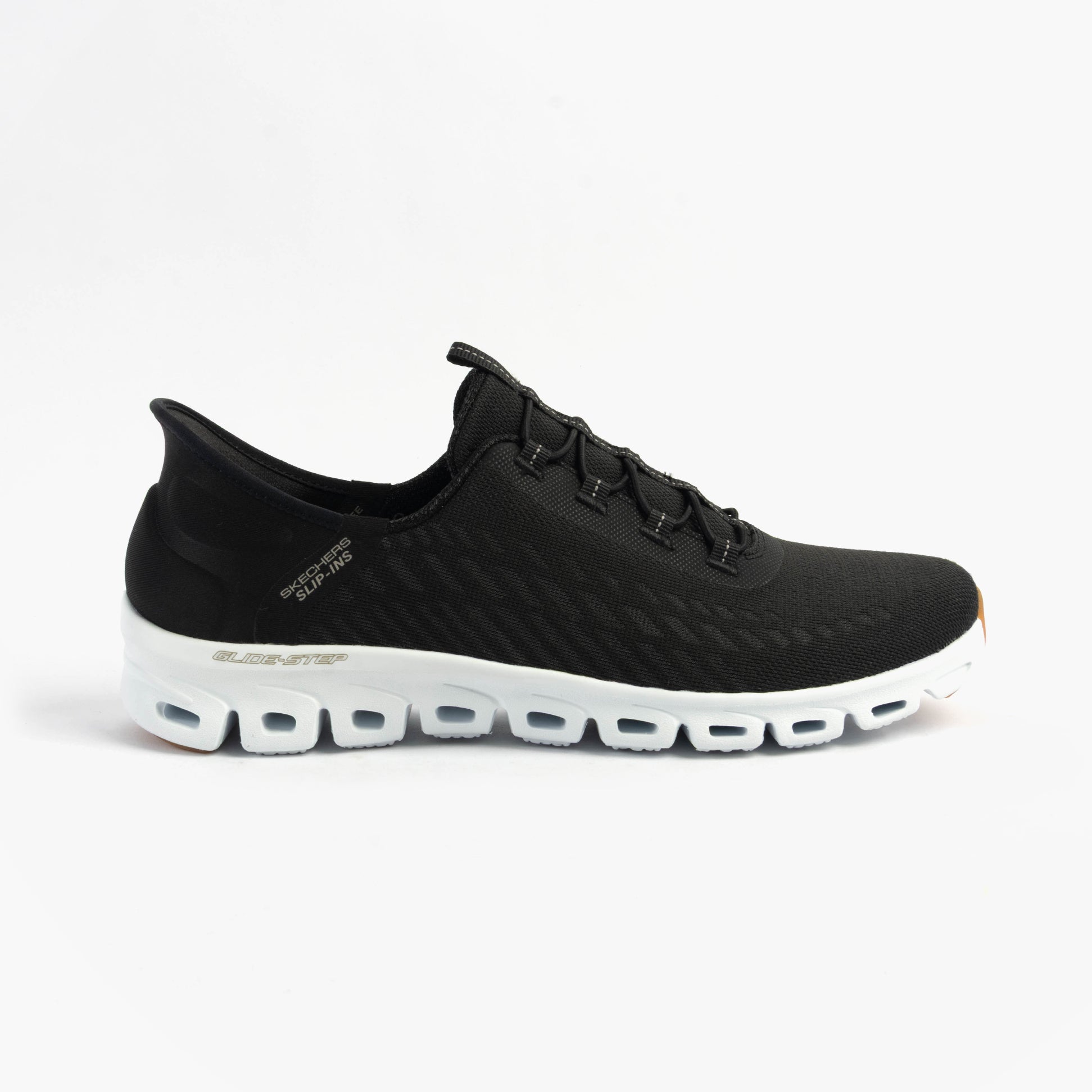 Skechers 104574/BKW GLIDE-STEP - TRANQUILITY Womens Trainers Black/White