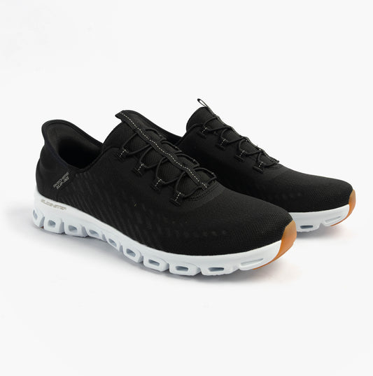 Skechers GLIDE-STEP - TRANQUILITY Womens Trainers Black/White