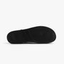 Bottom view of Skechers 111257/BBK ARCH FIT UPBEAT - SUNRISE Womens Sandals Black showing textured sole.
