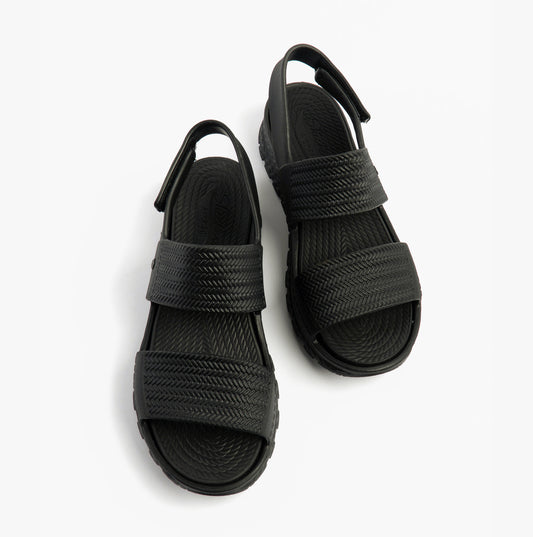 Skechers ARCH FIT FOOTSTEPS - SUNNY DAYS Womens Sandals Black