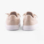 Skechers 114456/NAT BOBS D'VINE - INSTANT DELIGHT Womens Trainers Natural back view showing relaxed style and faux leather material.