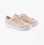 Skechers 114456/NAT BOBS D'VINE - INSTANT DELIGHT Womens Trainers Natural side view showcasing casual faux leather design.