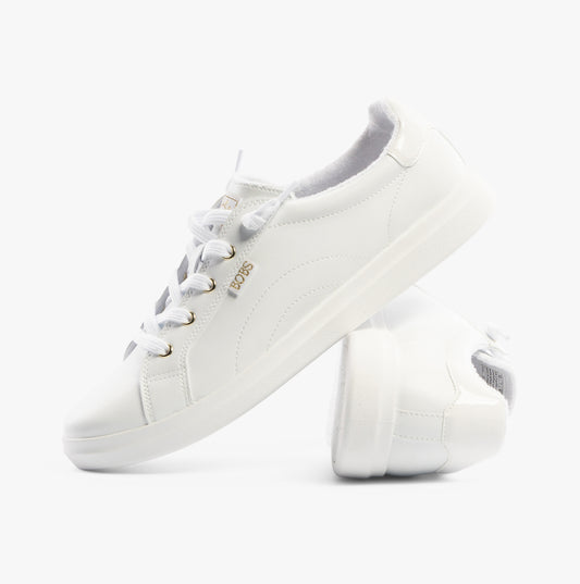 Skechers 114456/WHT BOBS D'VINE - INSTANT DELIGHT Womens Trainers White