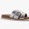 Skechers BOBS DESERT KISS LOW - PEAK LOOK Womens Sandals Silver