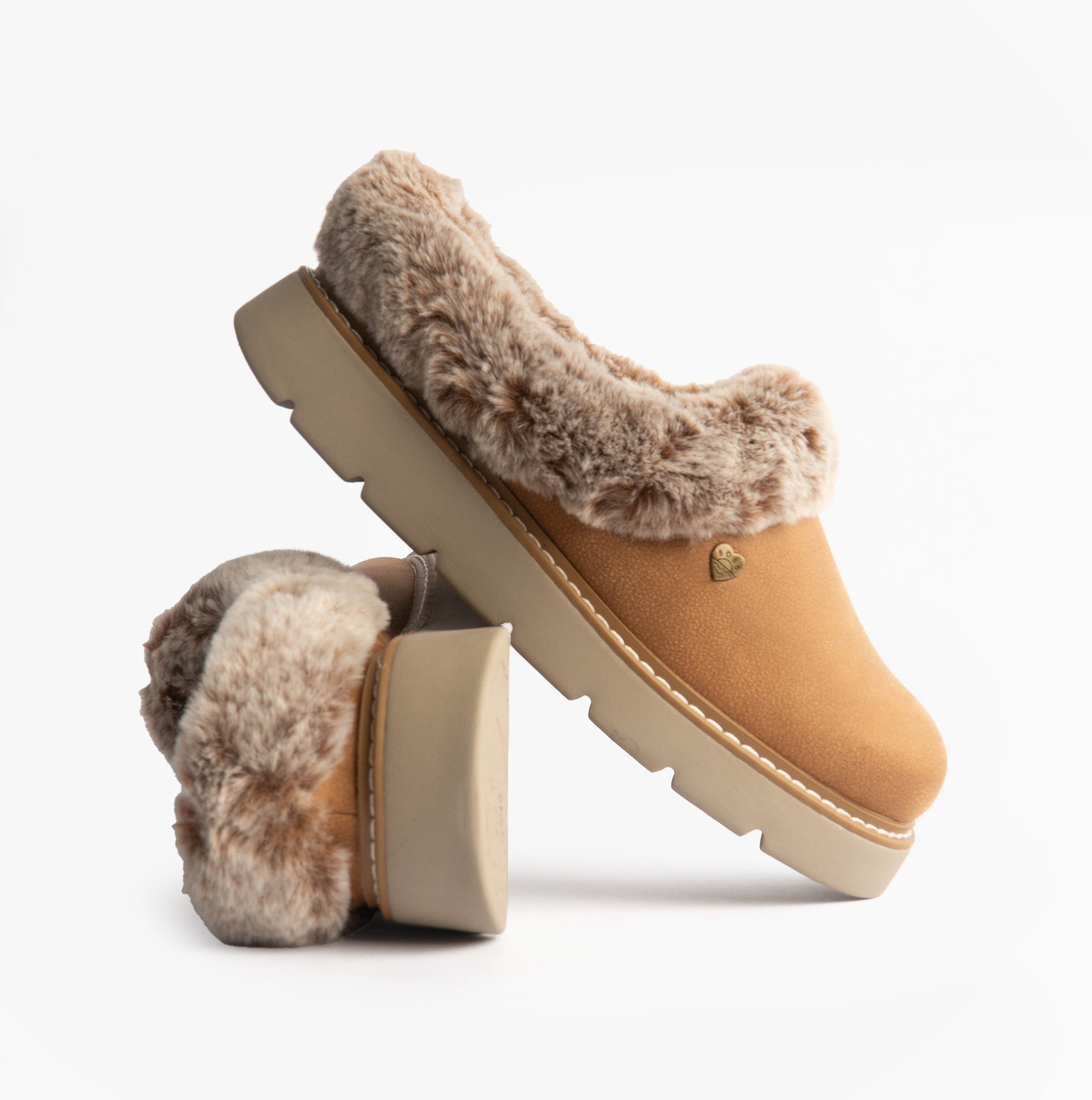 Skechers 114762/CSNT KEEPSAKES LITE - COZY BLEND Womens Slippers Chestnut