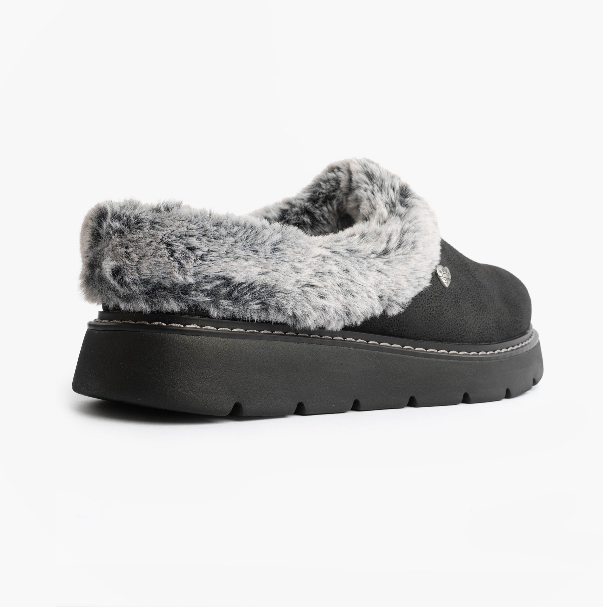 Skechers KEEPSAKES LITE - COZY BLEND Womens Slippers Black