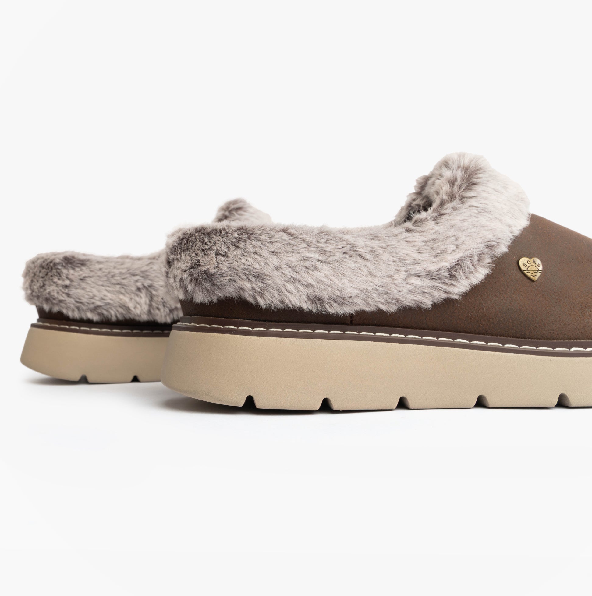 Skechers KEEPSAKES LITE - COZY BLEND Womens Slippers Chocolate