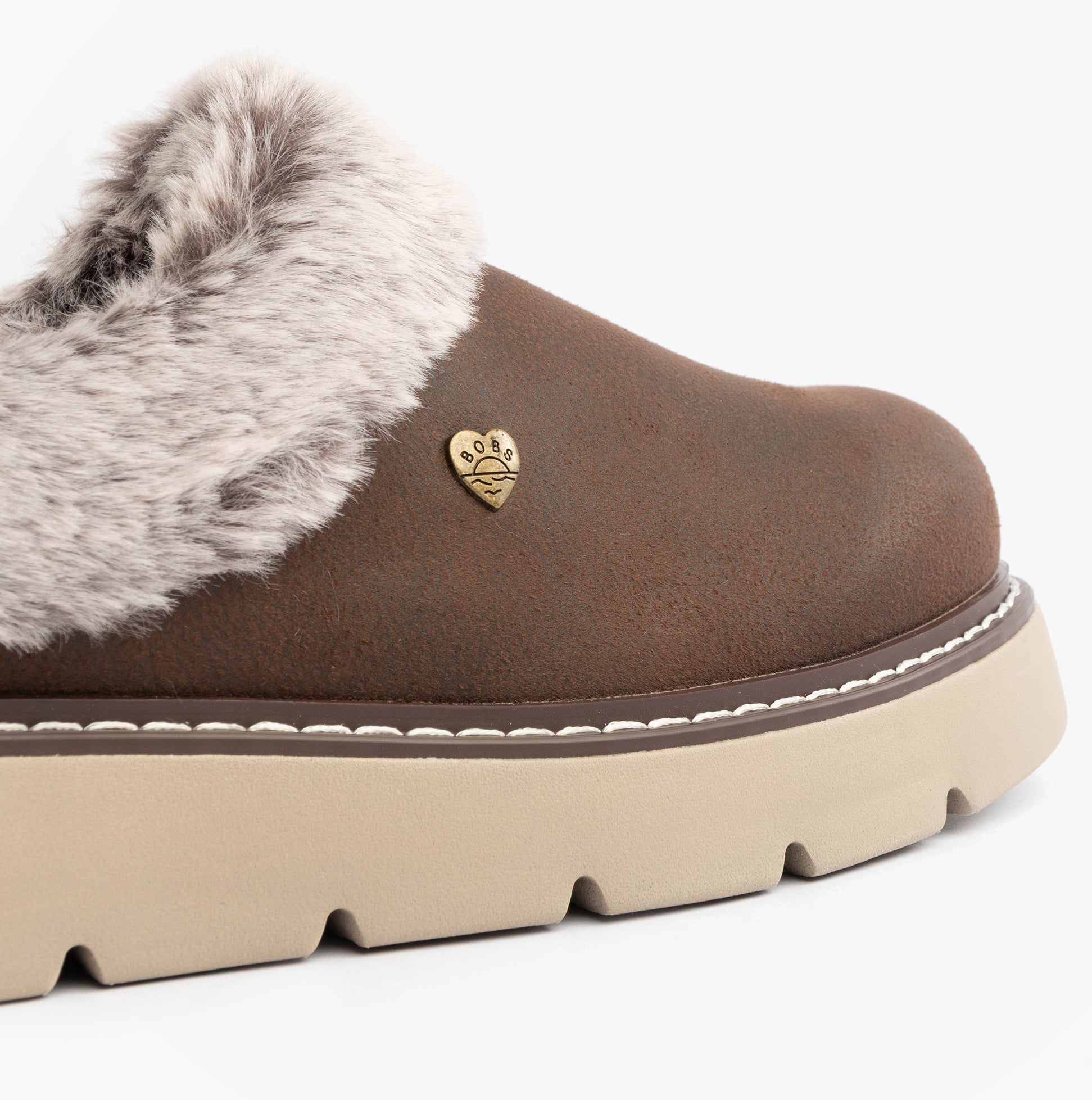 Skechers KEEPSAKES LITE - COZY BLEND Womens Slippers Chocolate