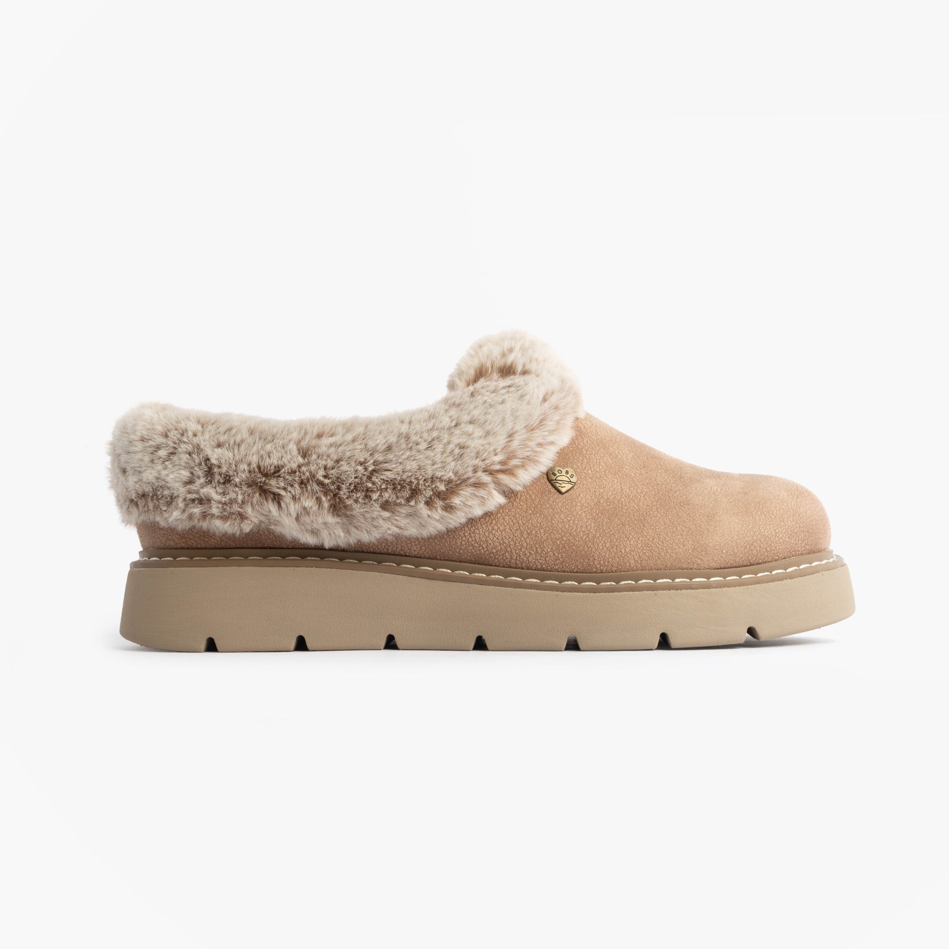 Skechers KEEPSAKES LITE - COZY BLEND Womens Slippers Taupe