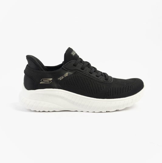 Skechers BOBS SPORT SQUAD Womens Trainers Black
