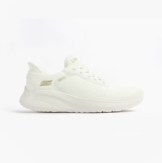 Skechers BOBS SPORT SQUAD Womens Trainers Off White