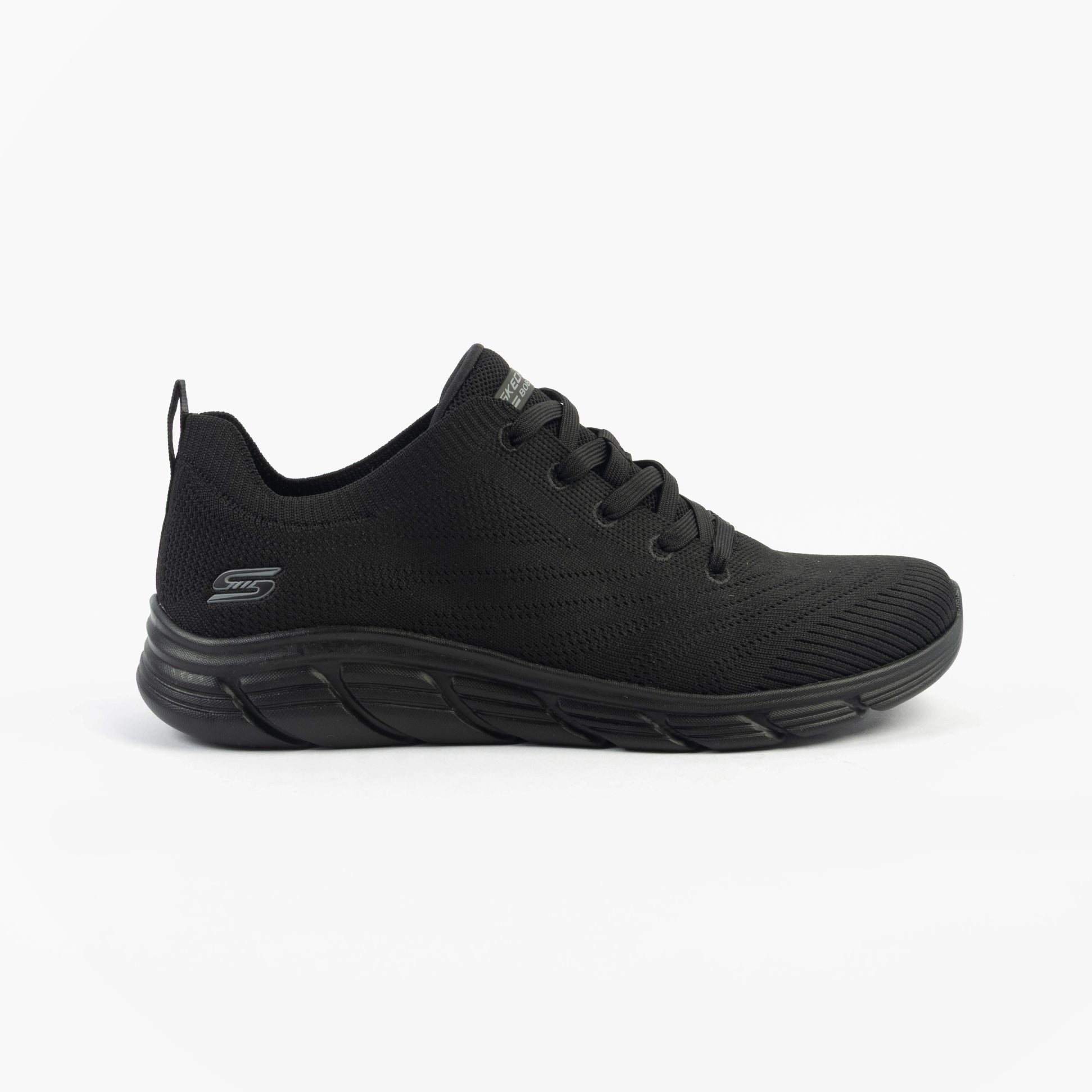 Skechers 117591/BBK BOBS BFLEX LO-GRACEFUL STRIDE Womens Trainers Black