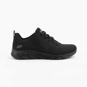 Skechers 117591/BBK BOBS BFLEX LO-GRACEFUL STRIDE Womens Trainers Black