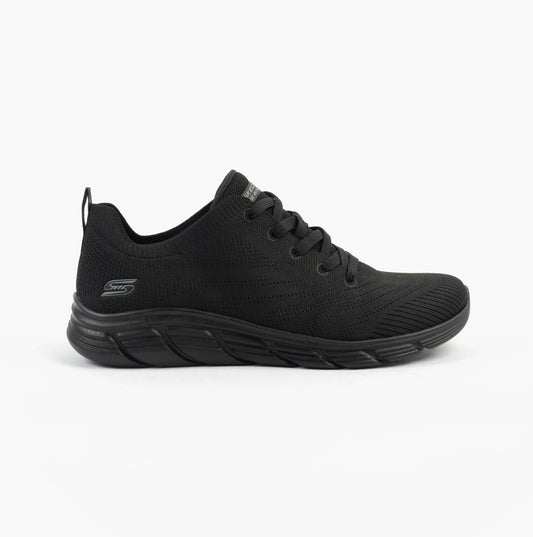 Skechers BOBS BFLEX LO-GRACEFUL STRIDE Womens Trainers Black