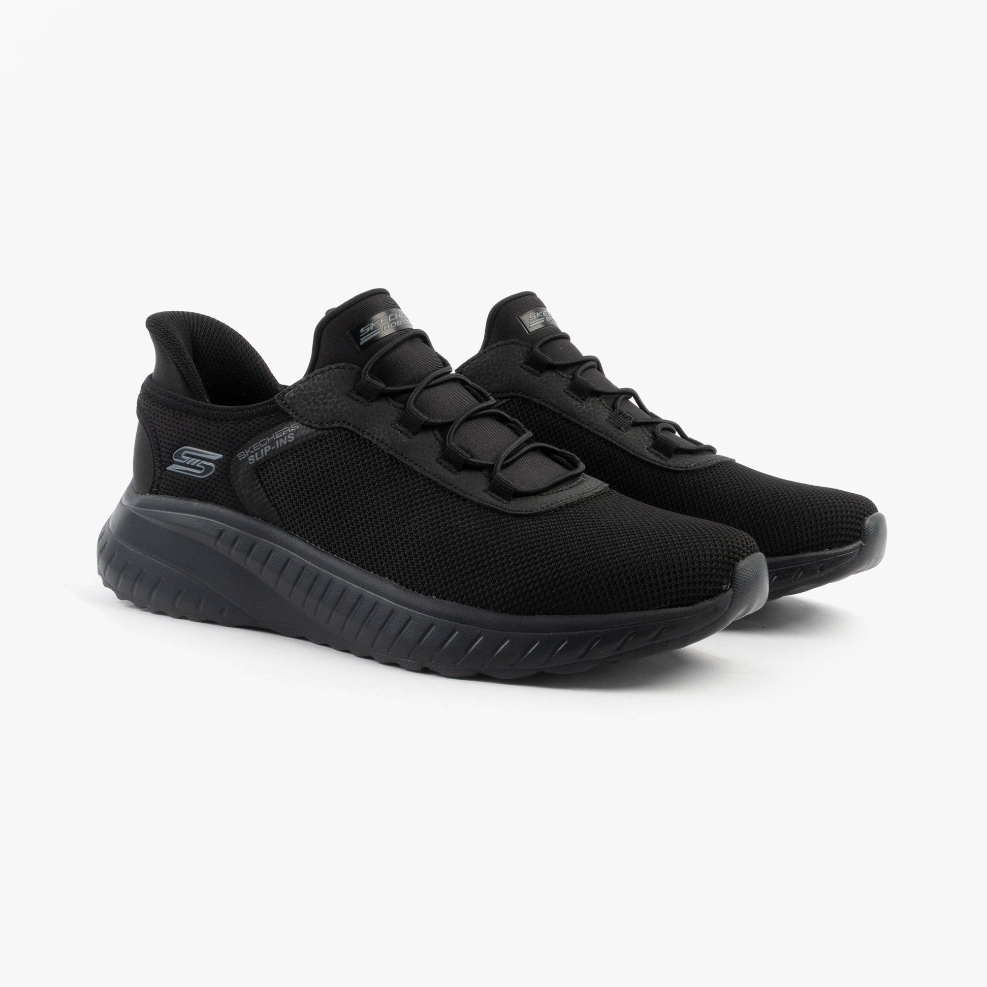 Skechers 118303/BBK BOBS SQUAD CHAOS - TOUGH WALK Mens Trainers Black