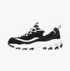 Skechers 11930/BKW D'LITES-BIGGEST FAN Womens Sneaker Black/White