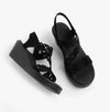 Skechers RUMBLE ON - SASSIER DAYZ Womens Sandals Black